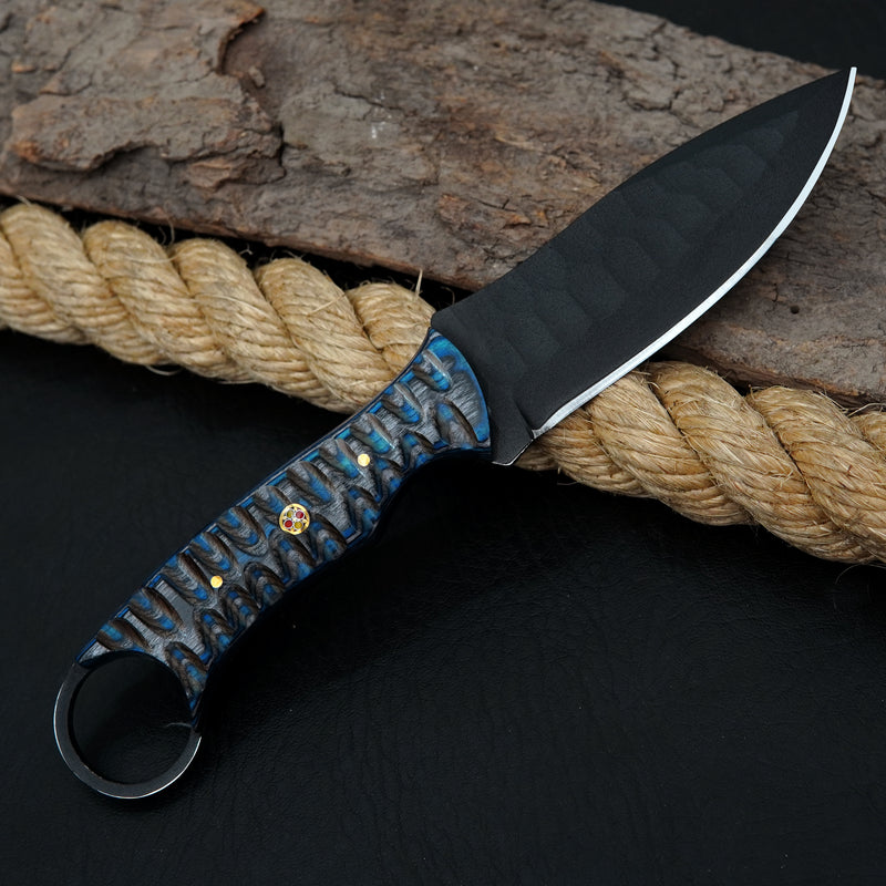 Ferossa Nightfall Pro Skinner Knife – Handmade
