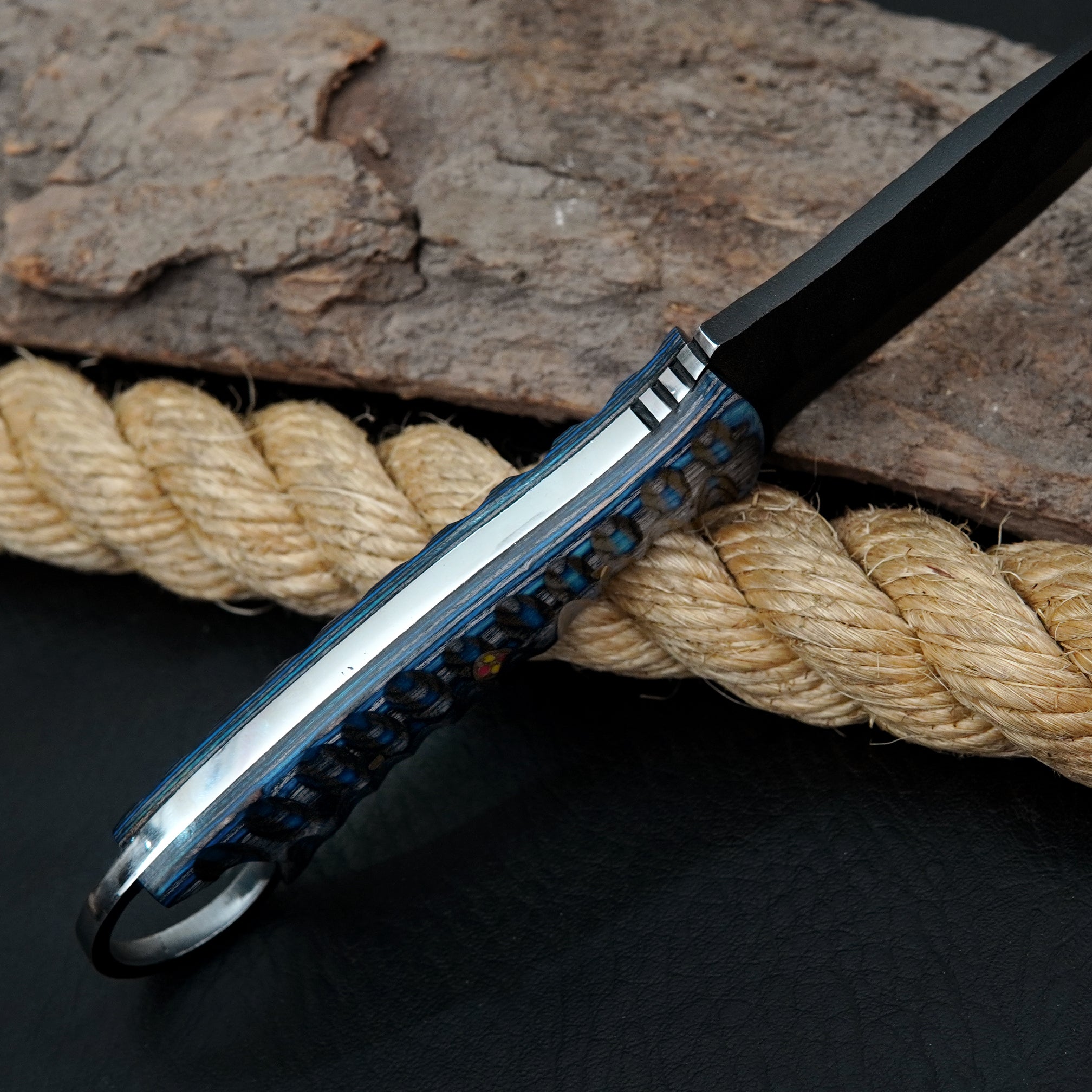 Ferossa Nightfall Pro Skinner Knife – Handmade