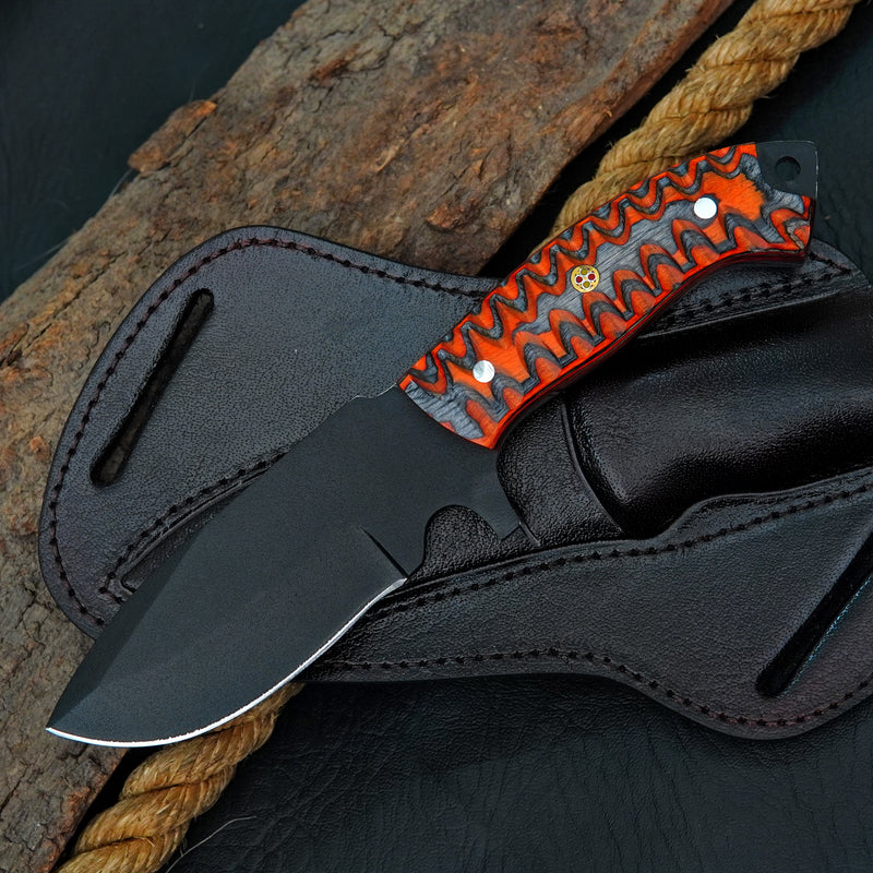 Ferossa Emberclaw Carbon Steel Skinner Knife – Handmade