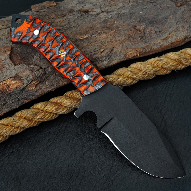 Ferossa Emberclaw Carbon Steel Skinner Knife – Handmade